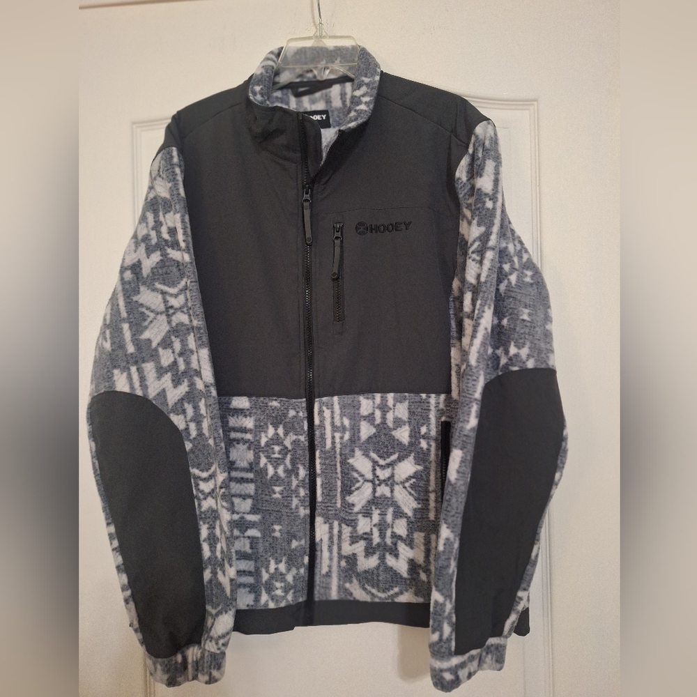 Hooey Tech Fleece Jacket Aztec Mens Size XL Gary